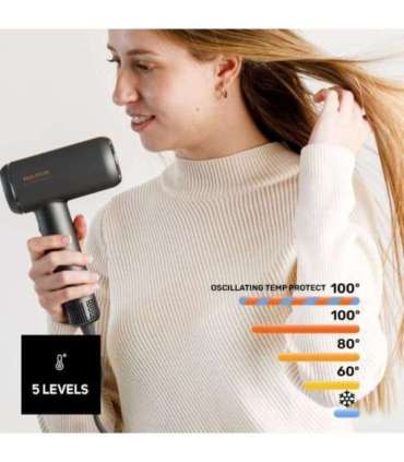 Taurus DIGITAL FORCE 2000 IONIC hair dryer 1800 W Black