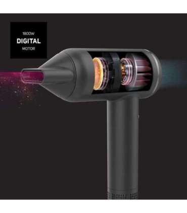 Taurus DIGITAL FORCE 2000 IONIC hair dryer 1800 W Black