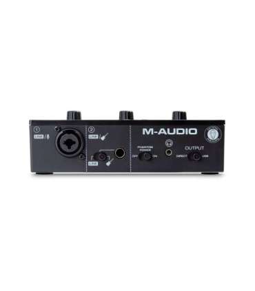 M-AUDIO M-Track Solo USB Audio interface Crystal preamplifier 16 bit 48 kHz Black