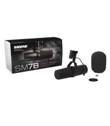 Shure SM7B microphone Black Studio microphone