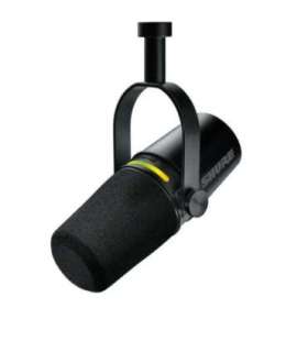 Shure MV7+-K - Lecture/vocal microphone with XLR/USB-C connector, black