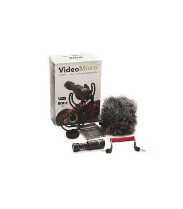 RØDE VideoMicro Black Digital camera microphone