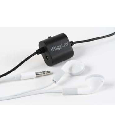 IK Multimedia iRig Mic Lav Black Clip-on microphone