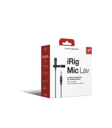 IK Multimedia iRig Mic Lav Black Clip-on microphone