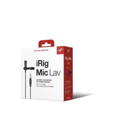 IK Multimedia iRig Mic Lav Black Clip-on microphone
