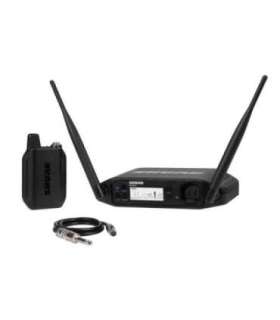Shure GLXD14+E-Z4 - DUAL BAND digital wireless system with bodypack transmitter and WA302 guitar cable