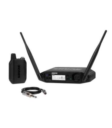 Shure GLXD14+E-Z4 - DUAL BAND digital wireless system with bodypack transmitter and WA302 guitar cable