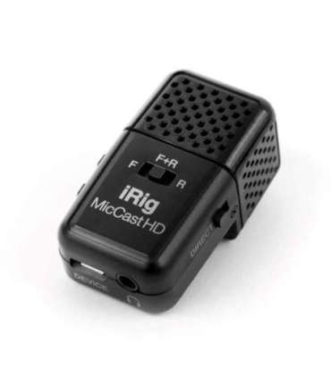 IK Multimedia iRig Mic Cast HD - Dual-sided digital USB microphone with built-in preamp