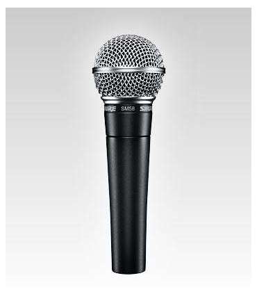 Shure SM58SE - dynamic, cardioid, vocal microphone with switch