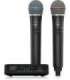 Behringer ULM302MIC - 2.4 GHz Digital Wireless System with 2 Handheld Microphones and Receiver