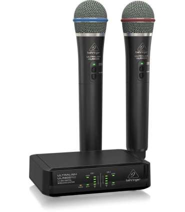 Behringer ULM302MIC - 2.4 GHz Digital Wireless System with 2 Handheld Microphones and Receiver