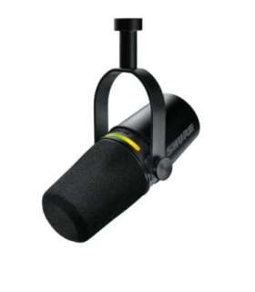 Shure MV7+-K-BNDL - lectern/vocal microphone with XLR/USB-C connector, black + desk stand GATOR