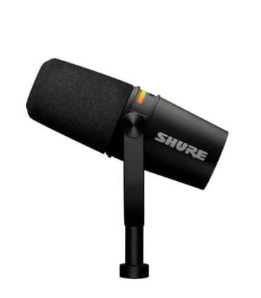 Shure MV7+-K-BNDL - lectern/vocal microphone with XLR/USB-C connector, black + desk stand GATOR