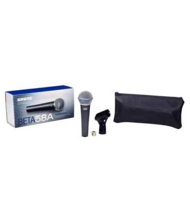 Shure Beta 58A - dynamic, supercardioid, vocal microphone