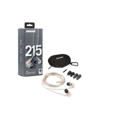 Shure SE215 Pro Headset Wired In-ear Stage/Studio Transparent
