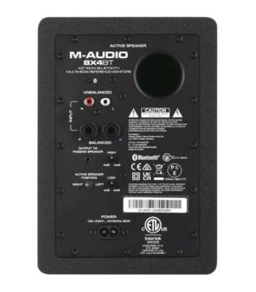 M-AUDIO BX4 BT 2x loudspeaker Black Wired + Bluetooth 50 W