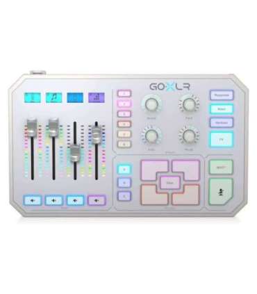 TC Helicon GO XLR-WH - USB audio mixer and interface, white