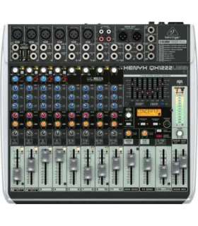 Behringer QX1222USB audio mixer 16 channels