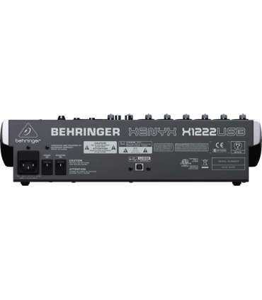Behringer X1222USB audio mixer 4 channels