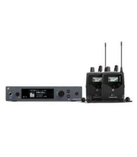 Sennheiser EW IEM G4-twin-A1 - Audio feedback set with two receivers (stage listening) 470-516 MHz