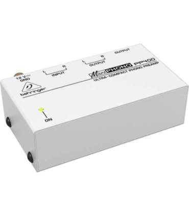 Behringer PP400 - phono preamplifier, white