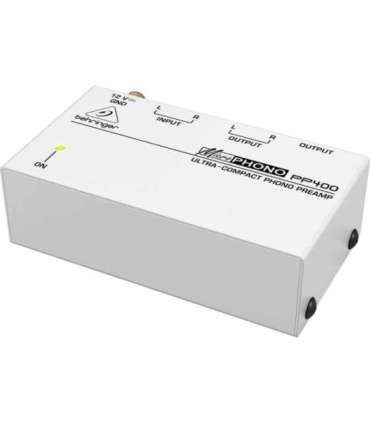 Behringer PP400 - phono preamplifier, white