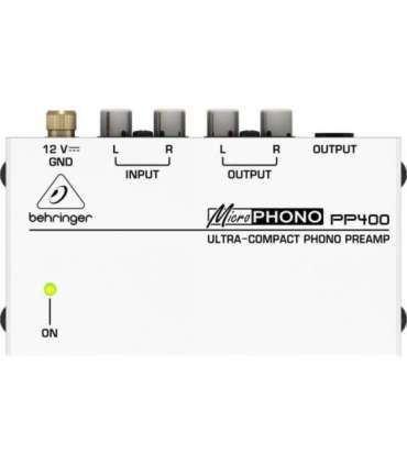 Behringer PP400 - phono preamplifier, white