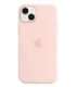 Apple Original Silicone Case with MagSafe for iPhone 14 Plus in Chalk Pink