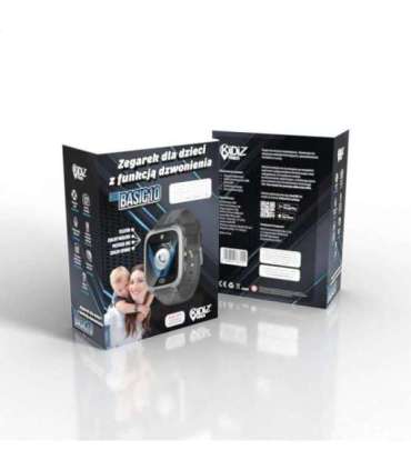 KiDiZ Basic black smartwatch for children