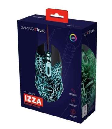 Trust GXT 105X Izza mouse Gaming Ambidextrous USB Type-A Optical 4000 DPI