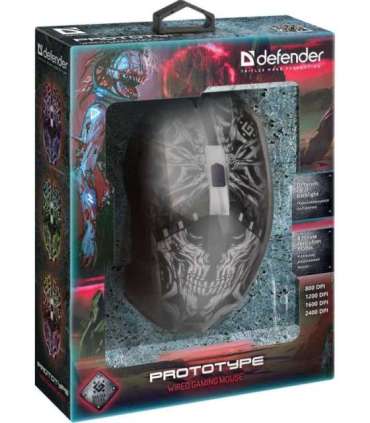 Defender GM-670L mouse Ambidextrous Optical 2400 DPI