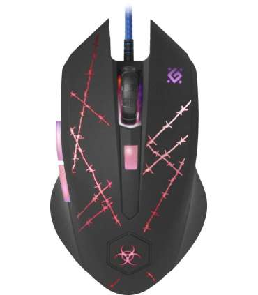 Defender Forced GM-020L mouse Gaming Ambidextrous USB Type-A Optical 3200 DPI