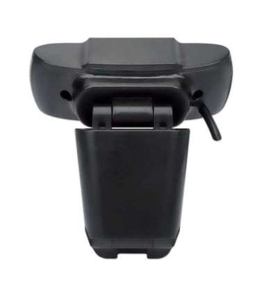 Manhattan USB Webcam, Two Megapixels (Clearance Pricing), 1080p Full HD, USB-A, Integrated Microphone, Adjustable Clip