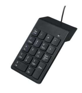 GEMBIRD KPD-U-03 USB numeric keypad, black