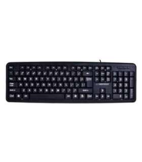 Esperanza EK129 keyboard USB QWERTY UK English Black
