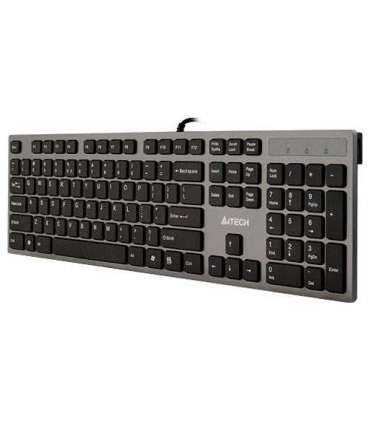 A4Tech KV-300H keyboard USB QWERTY Black, Grey