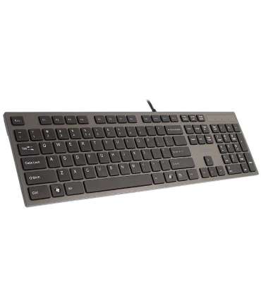 A4Tech KV-300H keyboard USB QWERTY Black, Grey