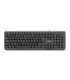 NATEC KEYBOARD TROUT SLIM USB, US LAYOUT, BLACK