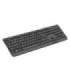 NATEC KEYBOARD TROUT SLIM USB, US LAYOUT, BLACK