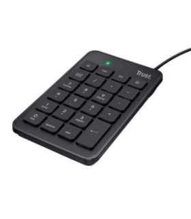 Trust 22221 numeric keypad Laptop/PC USB Black