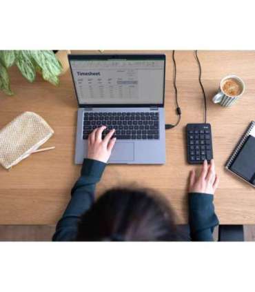 Trust 22221 numeric keypad Laptop/PC USB Black