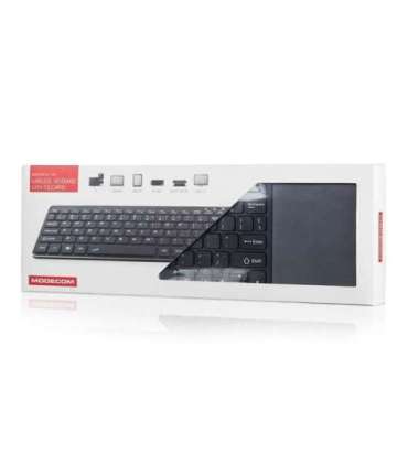 Modecom MC-TPK1 keyboard RF Wireless QWERTY English Black