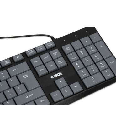 iBOX Eris USB Keyboard, Gray/Black