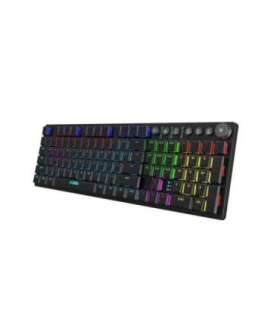 iBox AURORA K-6 keyboard Universal RF Wireless + Bluetooth QWERTY English Black