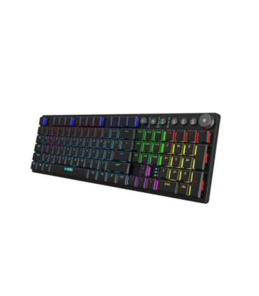 iBox AURORA K-6 keyboard Universal RF Wireless + Bluetooth QWERTY English Black