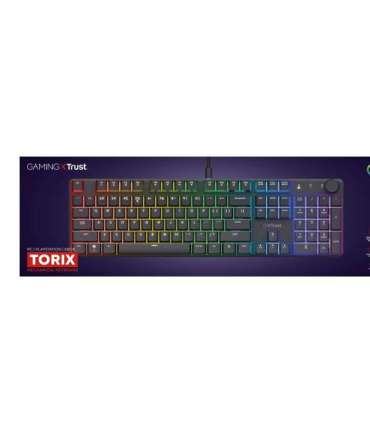 Trust GXT 866 TORIX keyboard Gaming USB QWERTY US International Black