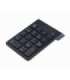 Gembird KPD-W-02 numeric keypad Notebook/PC Bluetooth Black