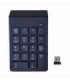Gembird KPD-W-02 numeric keypad Notebook/PC Bluetooth Black