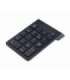 Gembird KPD-W-02 numeric keypad Notebook/PC Bluetooth Black