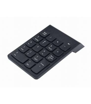 Gembird KPD-W-02 numeric keypad Notebook/PC Bluetooth Black